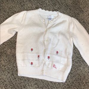 Ralph Lauren Cardigan with Roses 24m